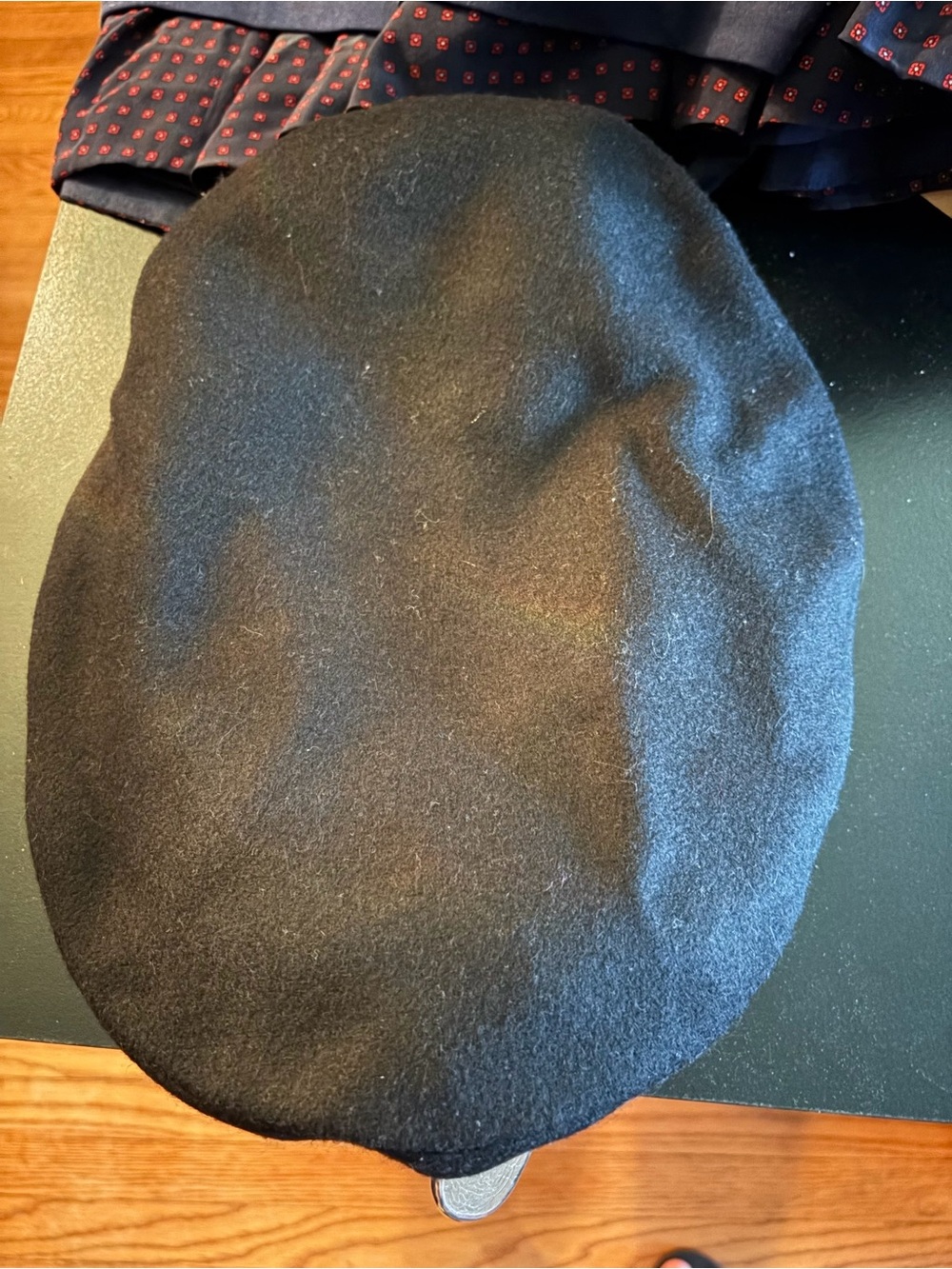 Black Wool Flat Cap charles jeffrey loverboy